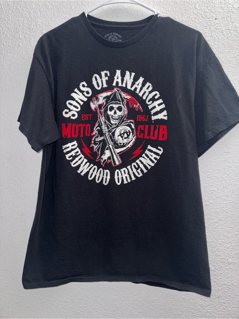 Sons of Anarchy Black Graphic Tee - Redwood Original